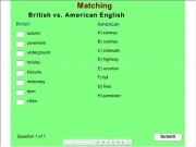 Jouer à British vs american vocab1