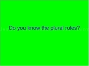 Jouer à Plurals rules