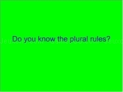 Jouer à Plurals rules