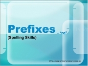 Jouer à Prefixes re