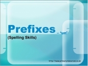 Jouer à Prefixes un