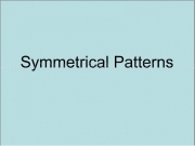 Jouer à Symmetrical patterns
