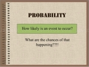 Jouer à Probability lesson2