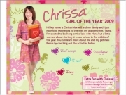 Jouer à Chrissa girl of the year 2009
