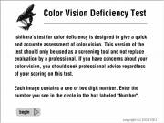 Jouer à Color vision deficiency test