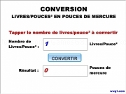 Jouer à Livres pouces pouces mercure