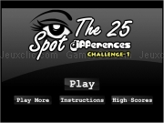 Jouer à The 25 spot differences challenge 1