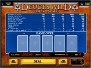 Jouer à Deuces wild video poker