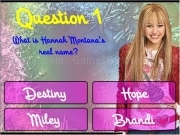 Jouer à Hannah montana trivia