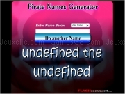 Jouer à Pirate name maker