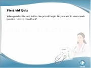 Jouer à First aid quiz