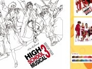 Jouer à High school musical coloring