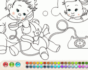 Jouer à Coloriage jeu enfant