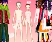 Jouer à Boy girl doll dressup