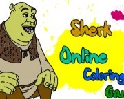 Jouer à Sherk Online Coloring Game