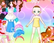Jouer à Valentine doll dress up