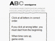 Jouer à Abc word game