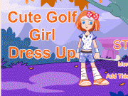 Jouer à Cute golf girl dressup