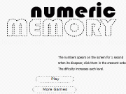 Jouer à Numeric memory