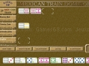 Jouer à Mexican train dominoes