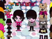 Jouer à Dress up emo couple