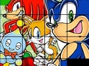 Jouer à Sonic sliding puzzle