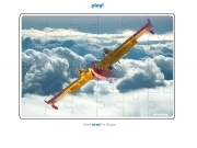 Jouer à Jigsaw Puzzle Yellow Plane Clouds