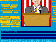 Jouer à Make your own Bush speech