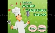 Jouer à Mixed vegetable salad