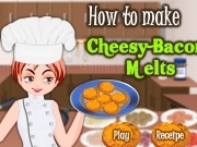 Jouer à How to make a cheesy bacon melts