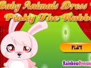 Jouer à Baby animal dress up - Pinky the rabbit