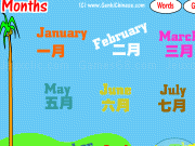Jouer à Chinese months