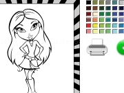 Jouer à Bratz coloring and print it