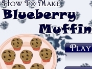 Jouer à How to make blueberry muffins