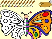 Jouer à Butterfly online coloring