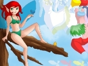 Jouer à Butterfly red hair girl dress up