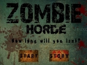 Jouer à Zombie horge - How long will you last ?