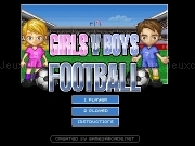 Jouer à Girls vs boys football