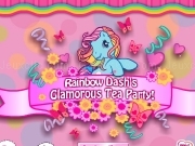 Jouer à Rainbow dashs glamorous tea party