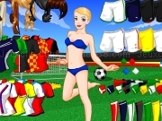 Jouer à Football girl dress up