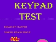 Jouer à Keypad test