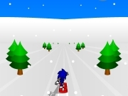Jouer à Sonic 3D snowboarding