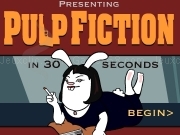 Jouer à Pulp fiction - and re enacted by bunnies