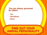 Jouer à Find out your animal personnality