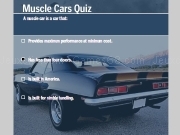 Jouer à Muscle cars quiz