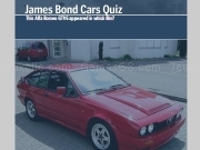 Jouer à James Bond cars quiz