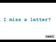 Jouer à Miss letter card