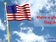 Jouer à Have a glorious flag day card