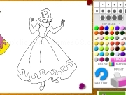 Jouer à Cindirella coloring