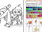 Jouer à Winx coloring